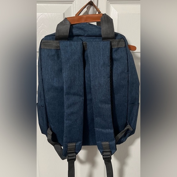 🎒3 PC QUALITY 📚BOOK BAG SET, Brand New NWT, Denim Blue, Padded for Comfort - Picture 7 of 13